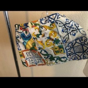 Blue Dolce and Gabbana Skort